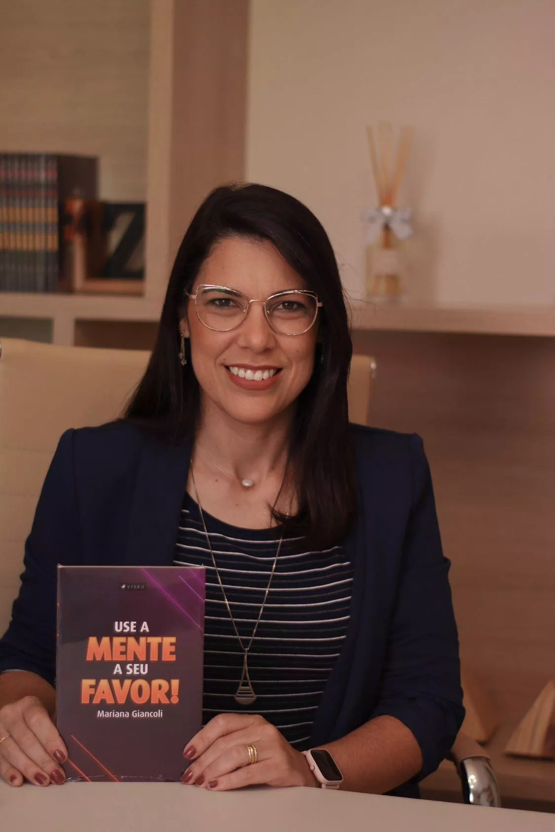 Mariana Giancoli autora do livro 'Use a Mente a Seu Favor'